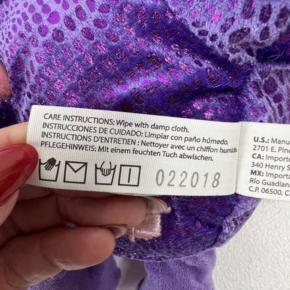 Scentsy Buddy Snap Dragon Purple Aromatherapy Plush Disney Minnie Love Scent Pak - Picture 11 of 16